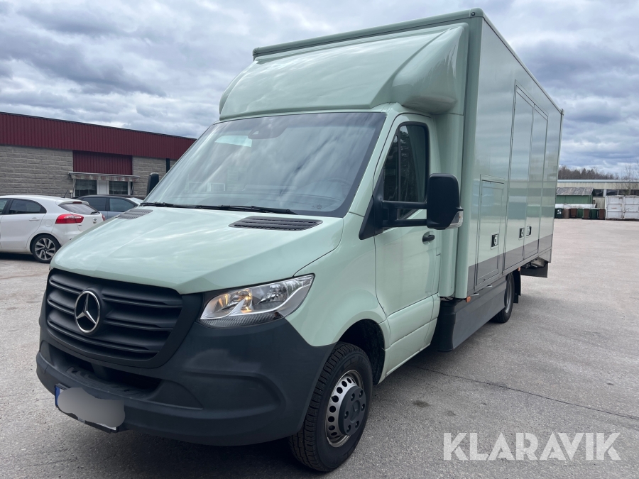 Biltransport med skåp Mercedes-Benz Sprinter 516 CDI C-kort