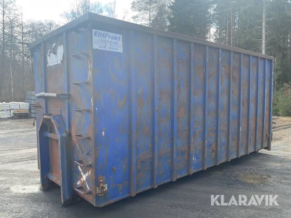 Lastväxlarcontainer 40m3