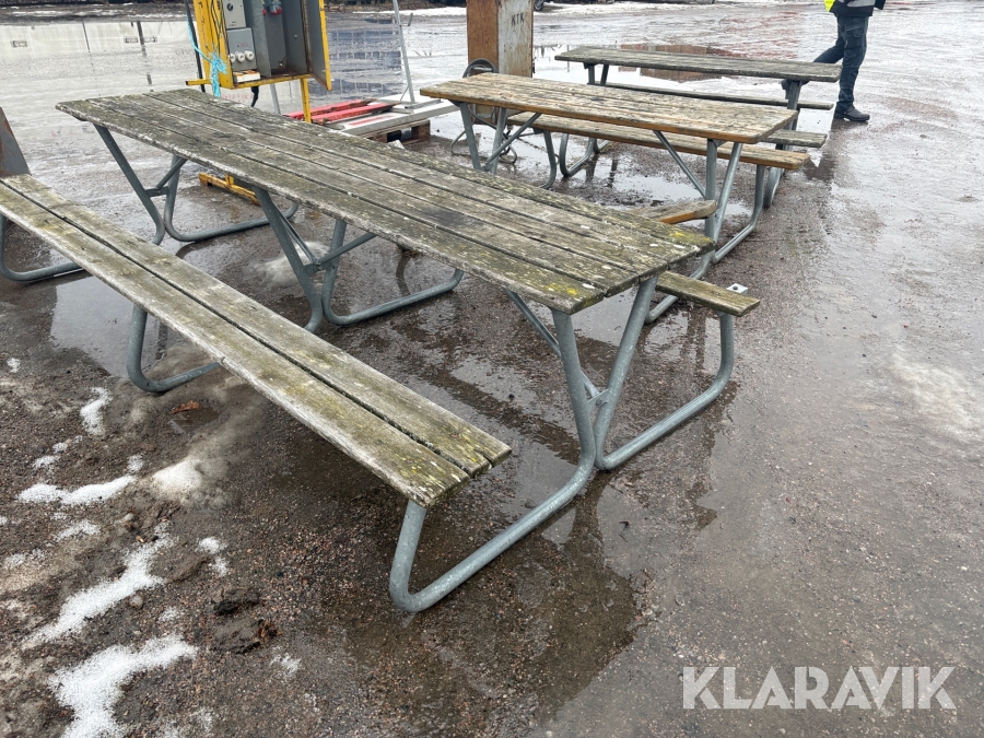 Parkbänkar 3 st