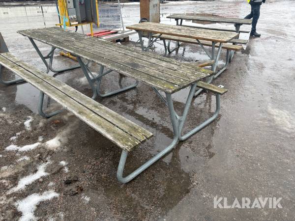 Parkbänkar 3 st