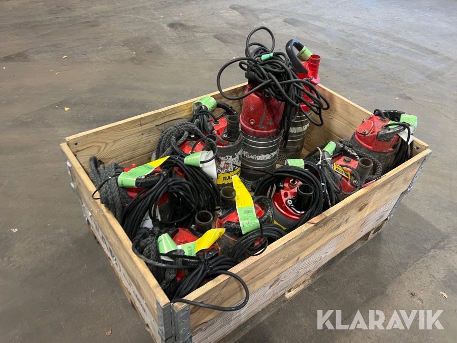 10 defekta pumpar Grindex Olika