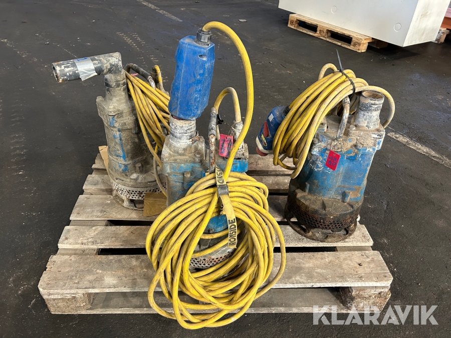 Slampumpar Tsurumi KTV2-80 3 st