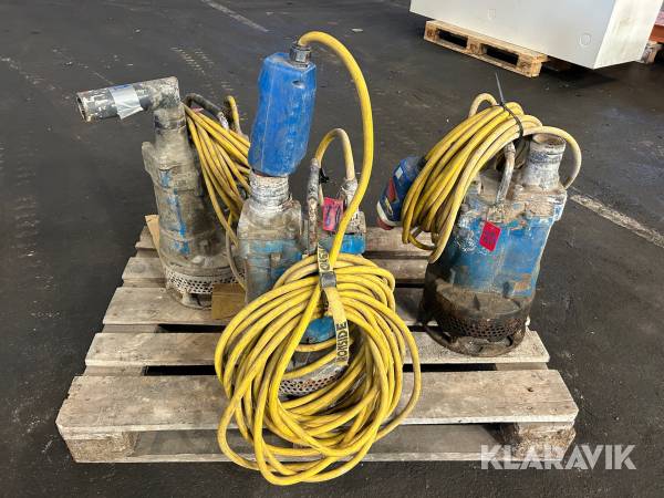 Slampumpar Tsurumi KTV2-80 3 st