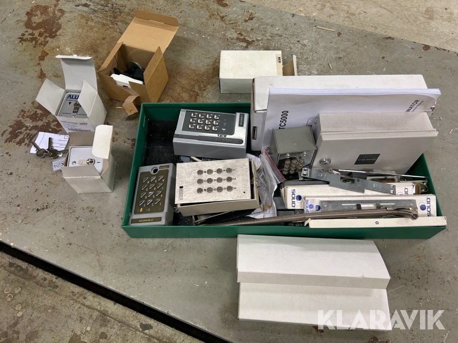 Reservdelar till portsystem inklusive slutbläck