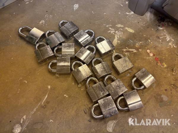 Parti Hänglås Abloy 350 hardened 17st