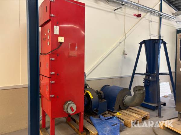 Spånsugsanläggning Absolent ODF 2000HP filter / Motor / Cyklon