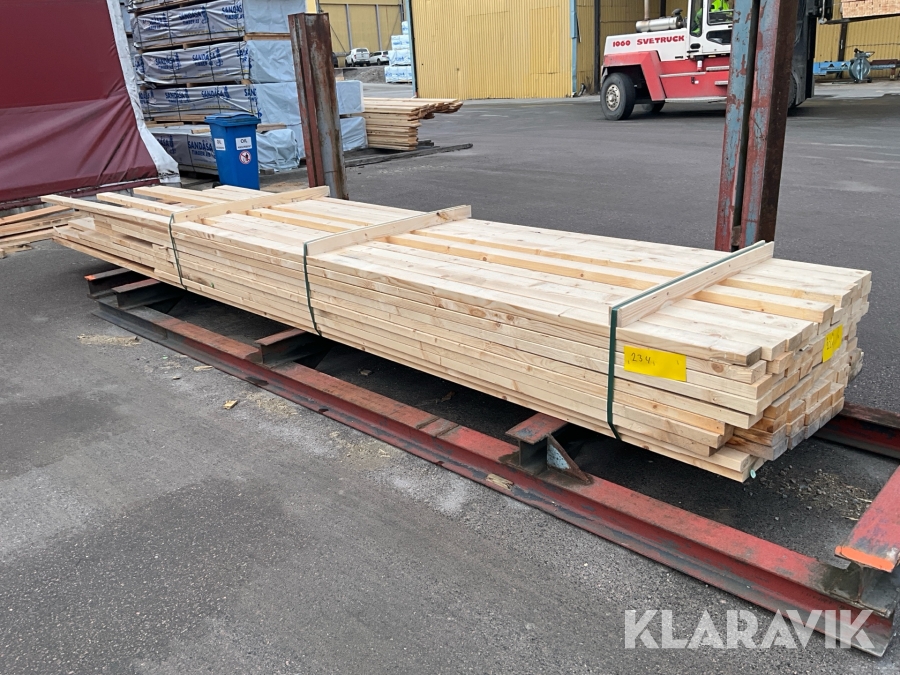 Virkespaket Hyvlat 38x89, 38x140 400 Löpmeter