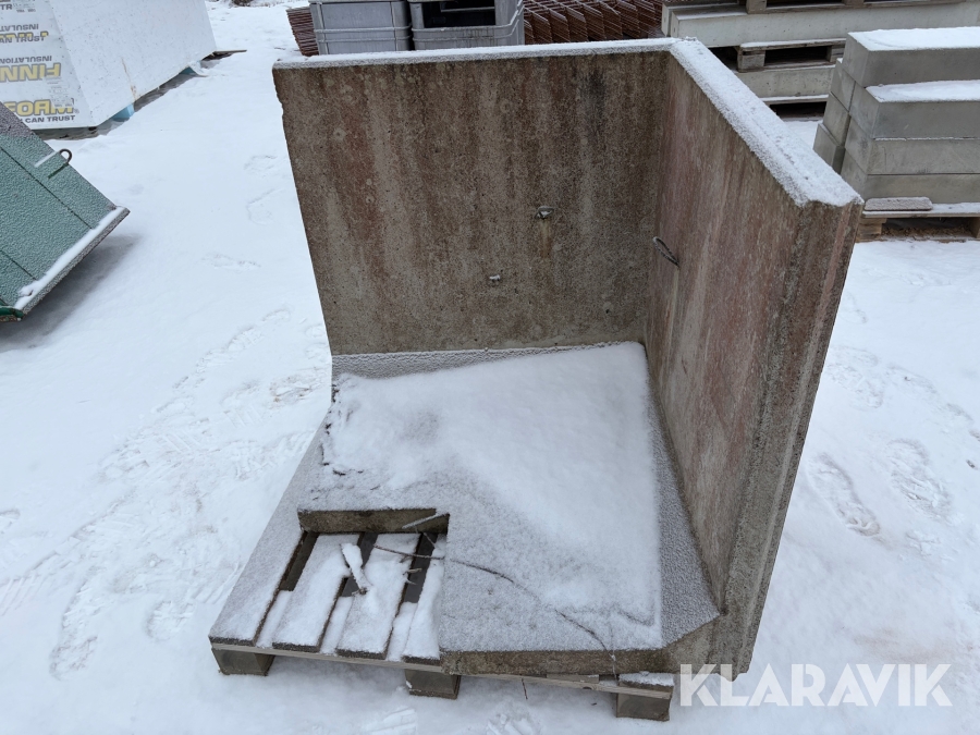 Hörn L-stöd 1 x 1 x 1 m 1 st