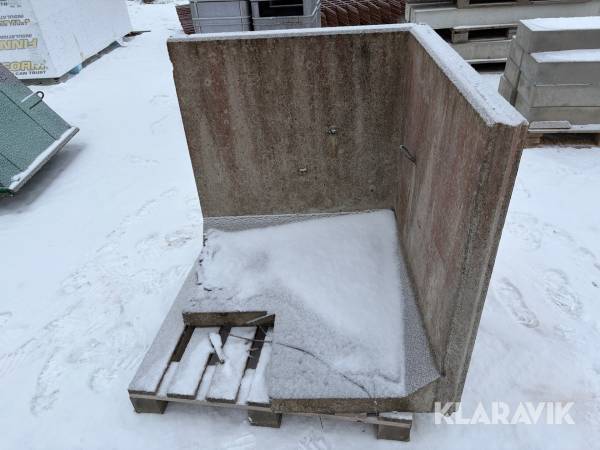 Hörn L-stöd 1 x 1 x 1 m 1 st