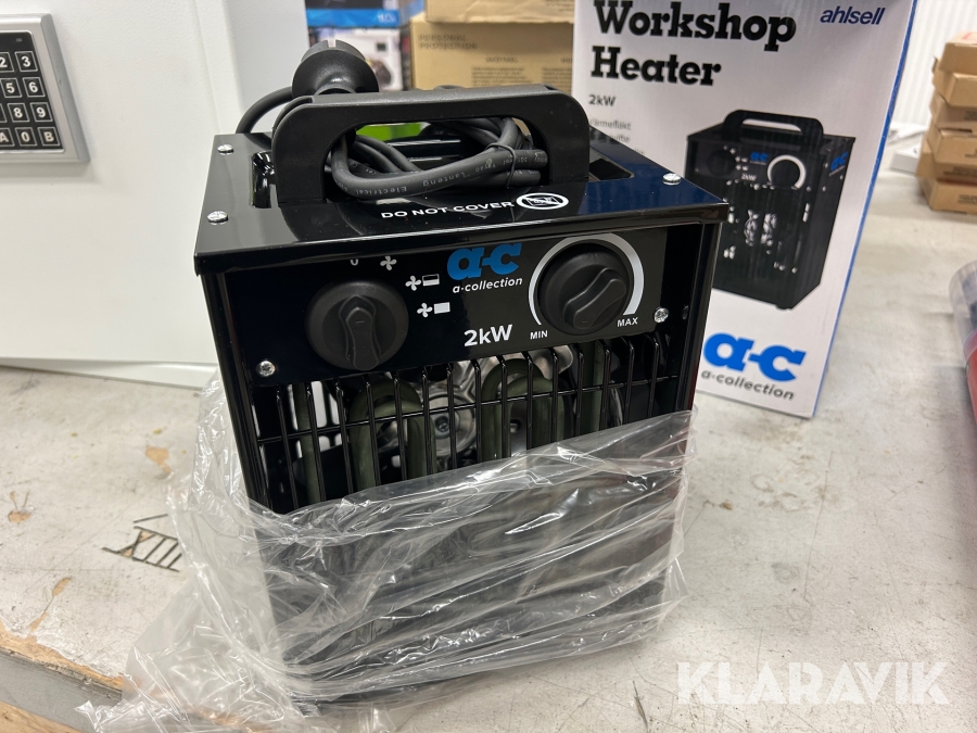 Värmefläkt Ahlsell 2 kW a-collection