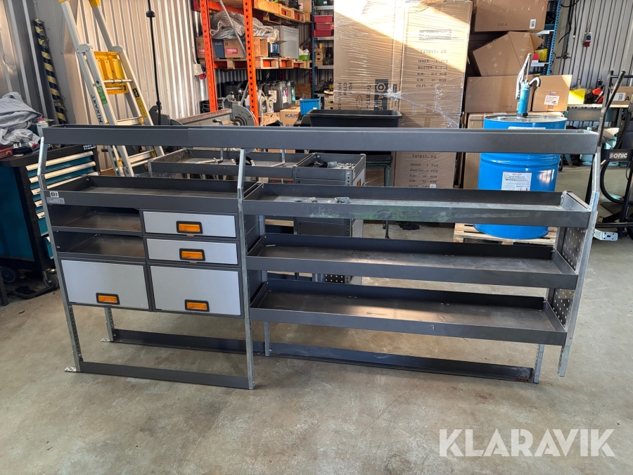 Verktygsinredning till skåpbil Bob System 2st