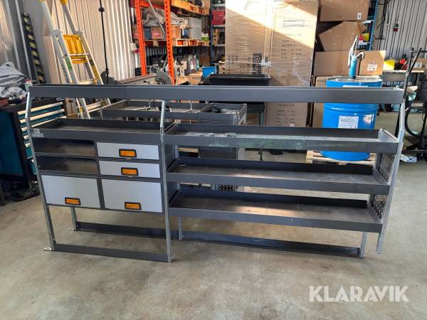 Verktygsinredning till skåpbil Bob System 2st