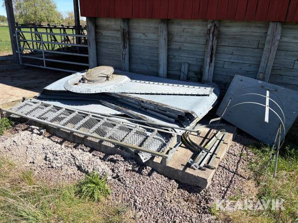Galvaniserat plåttak till fodersilo