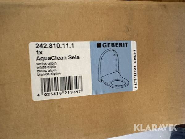 Komplett vägghängd WC GEBERIT DuoFix Omega