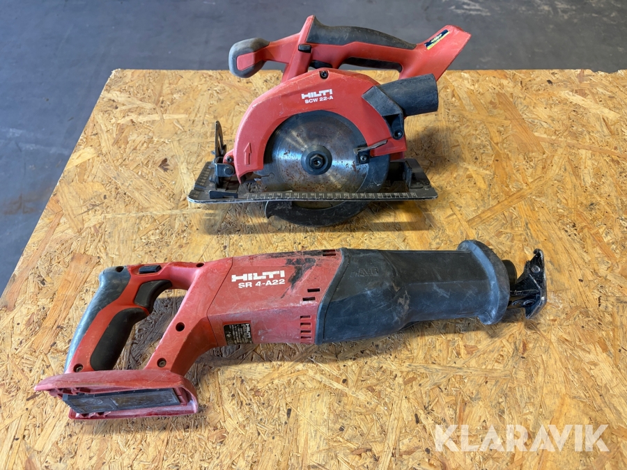 Tigersåg 1 st, Cirkelsåg 1 st Hilti SR 4-A22 / SCW 22-A