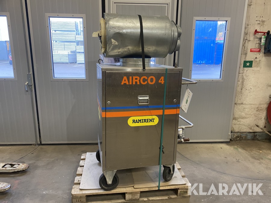 Hetvattensfläkt 50kW OBM Airco 4 vatten