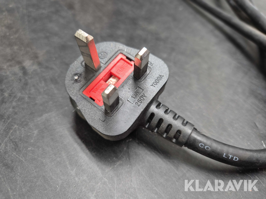 Anslutningskabel BS Plug, gummikabel, 2 m, 3G1,5 mm², 19 st