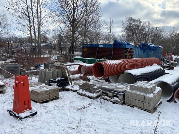 Diverse granit/marksten & betongelement