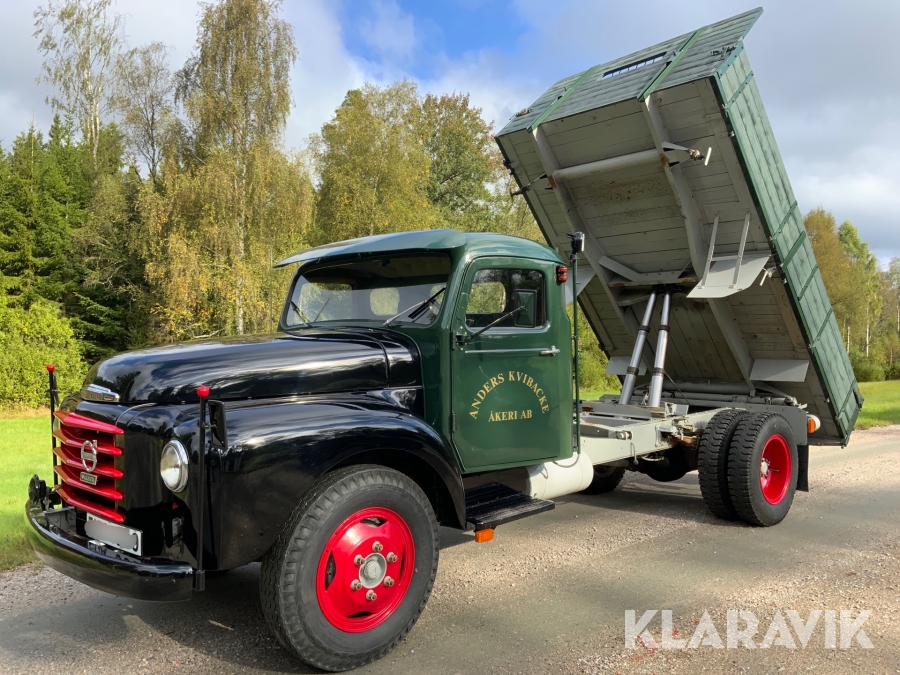 Veteranlastbil Volvo Starke L375 -1960, trevägstipp