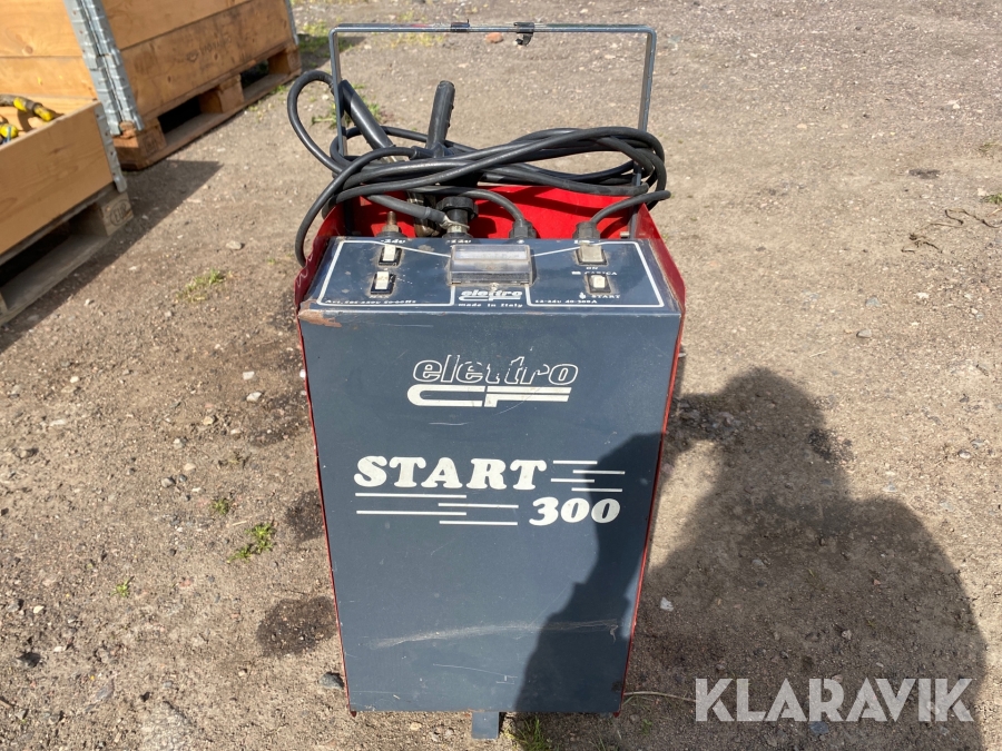 Batteriladdare med starthjälp Elettro Start 300 12V och 24V