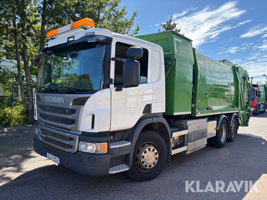 Sopbil Scania P340 Gasbil Anaconda Twin