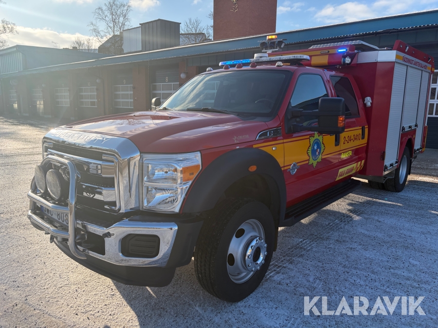 Brandbil Ford Tristar TSF550SD Crew Cab 6,7L V8 Diesel 4x4 9t