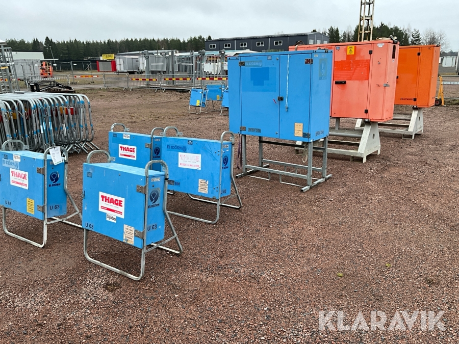 Elcentraler 7st El-Björn, Satema U63, ZFSF 250, zFSF 400