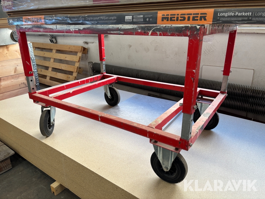 Byggvagn höj och sänkbar 2st