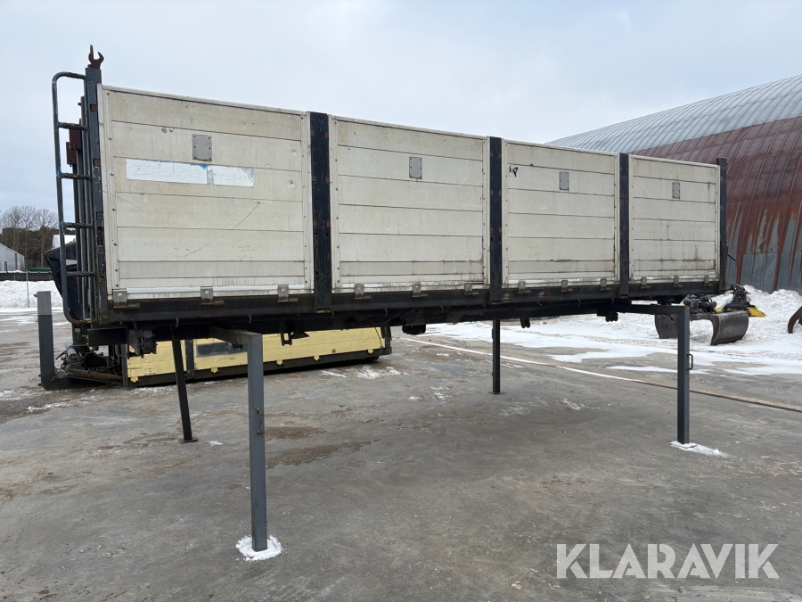 Tippflak på laxo-ram 6,05X2,6m med aluminiumlämmar