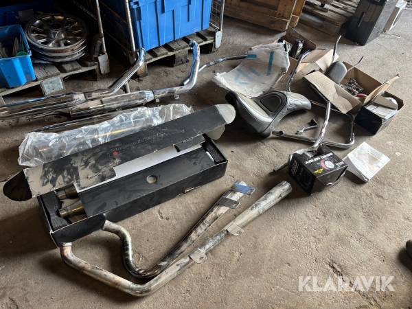 Mc reservdelar Harley Davidson sadel / Styre / Avgassystem