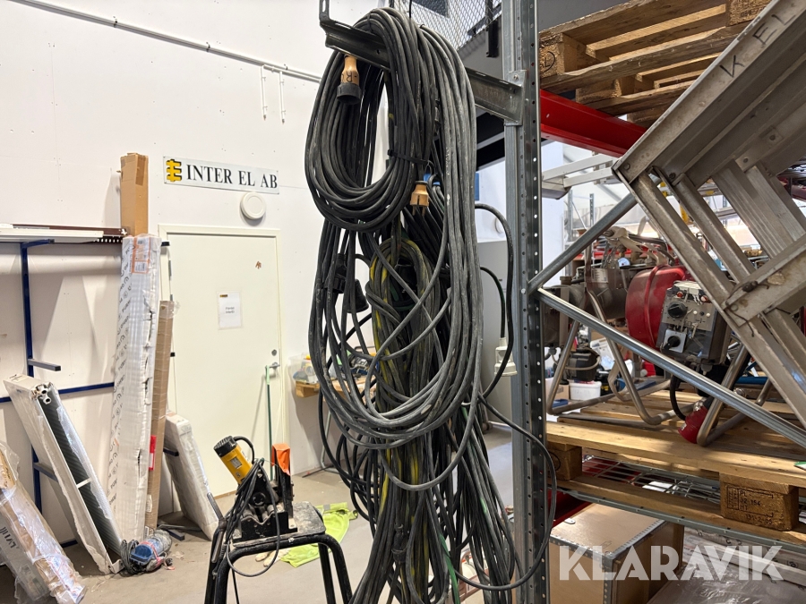 Förlängningskabel 230V 20m 6st