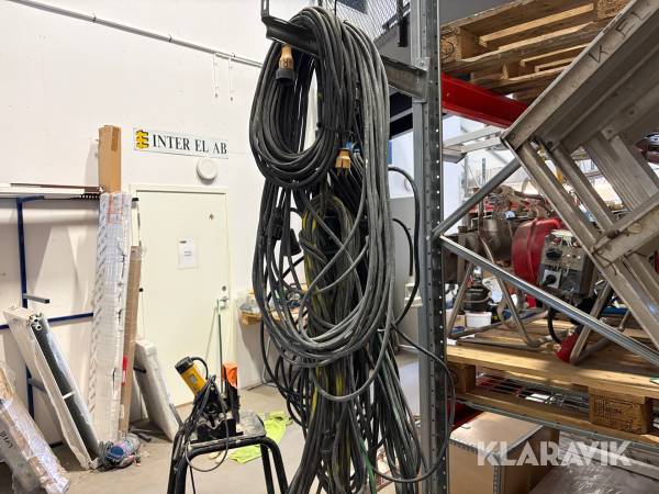 Förlängningskabel 230V 20m 6st
