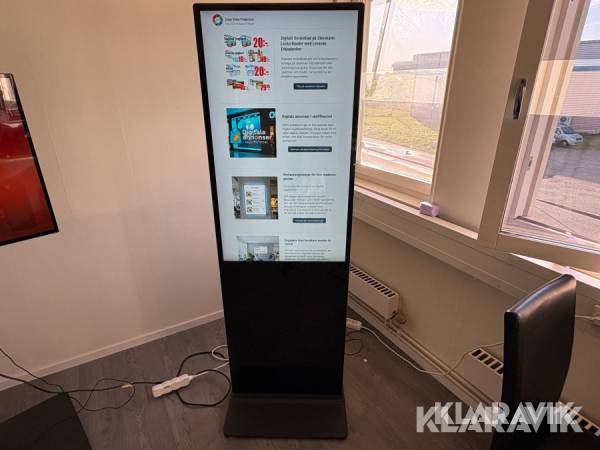 Digital reklamskylt med fot RoHS Advertising player