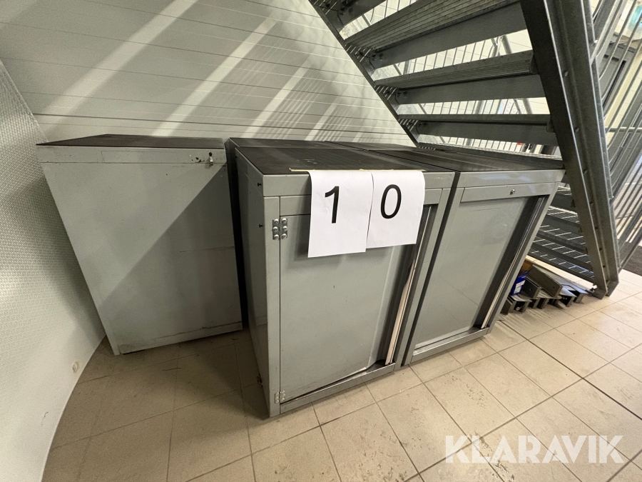Plåtskåp/förvaring 5st