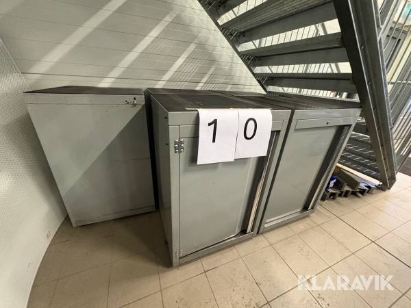 Plåtskåp/förvaring 5st