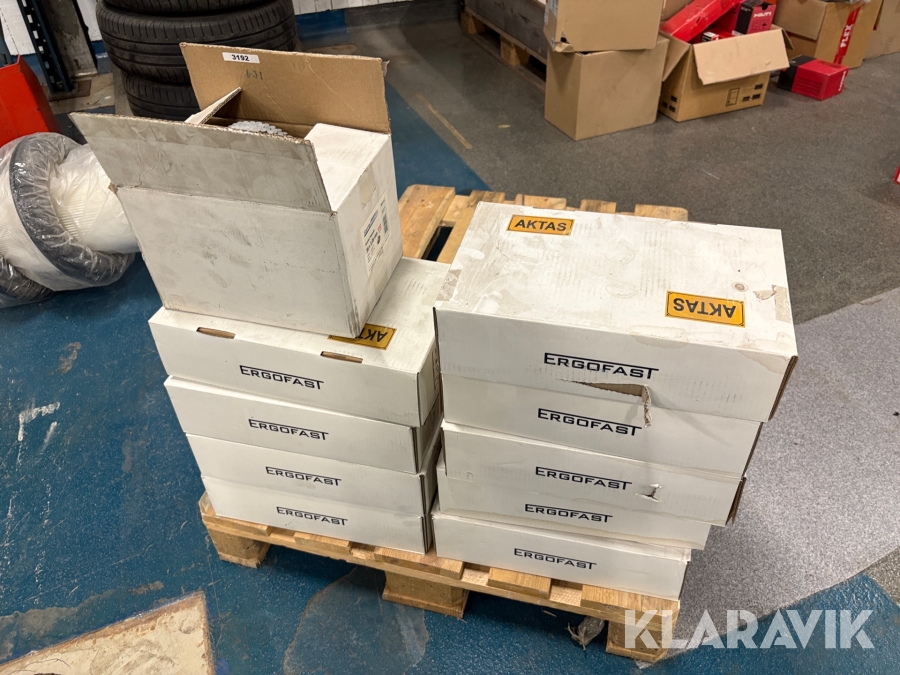 Parti med rullbandad pappspik Ergofast, Scanfast 3.05x38