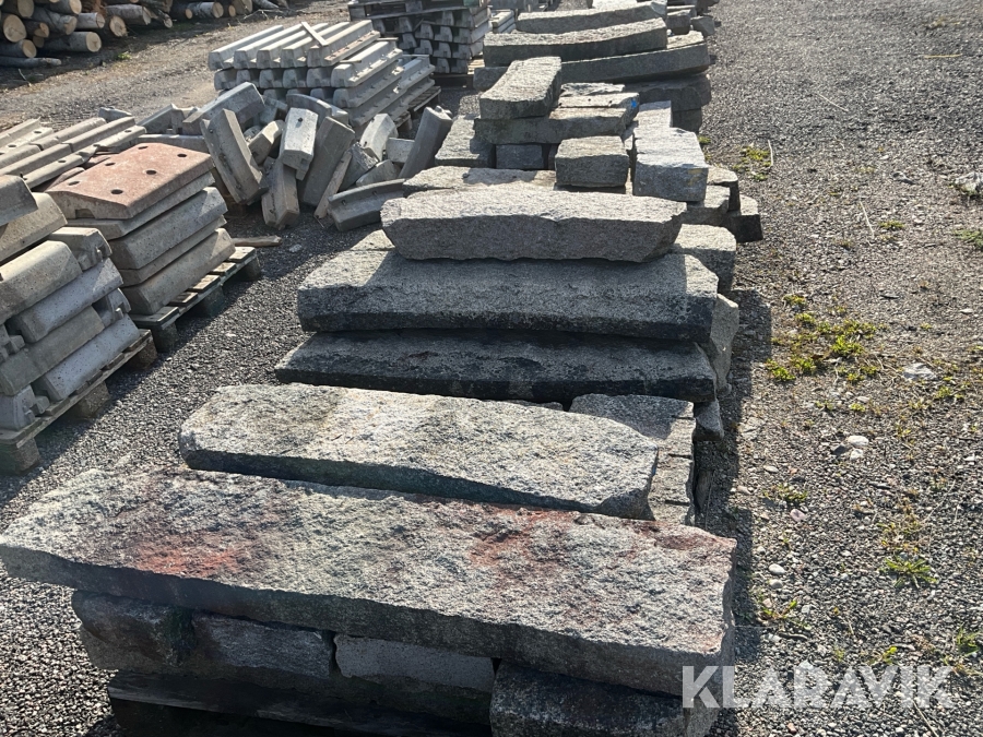 Kantsten Granit 9st pall