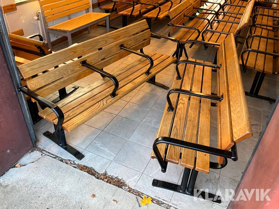 Parksoffa/Trädgårdsbänk Nola Sweden 2st