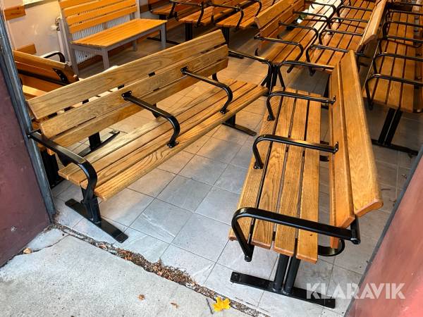 Parksoffa/Trädgårdsbänk Nola Sweden 2st