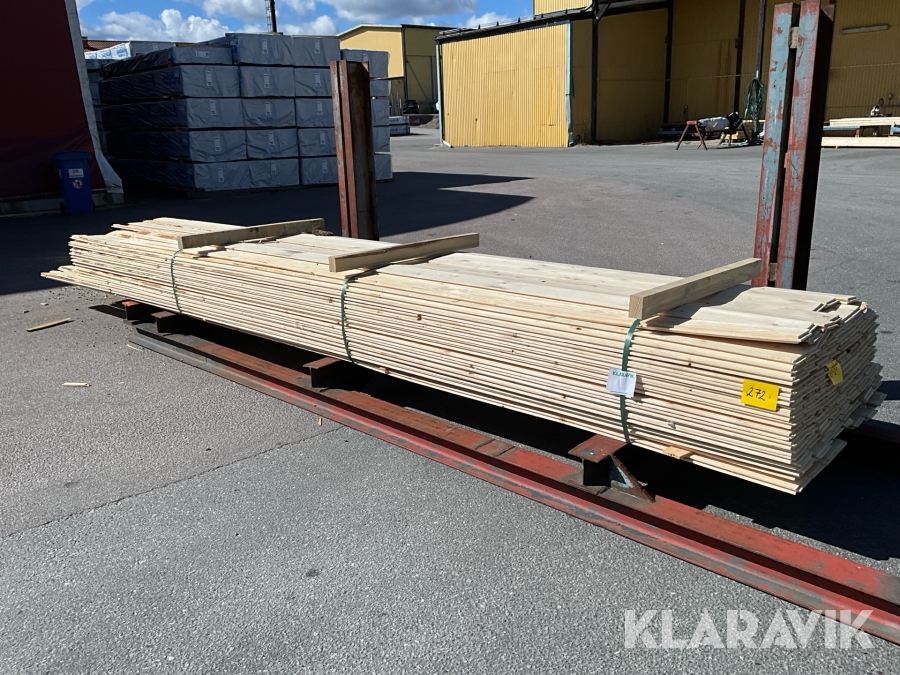 Virkespaket Ändspont B kvalite 20x120 500löpmeter