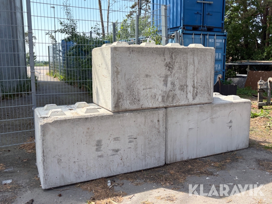 Betongklossar / Betonglego 3 st