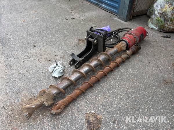 Hydrauliskt jordborr RF HYK med s30/180 fäste