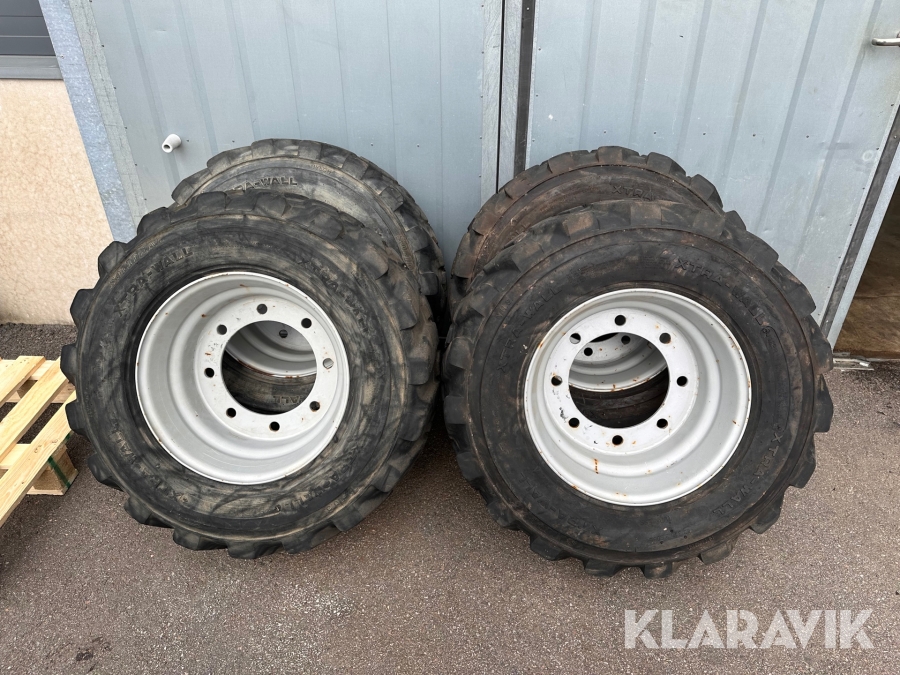 Entrepenaddäck med fälg Solideal Xtra-Wall 12-16,5 4st