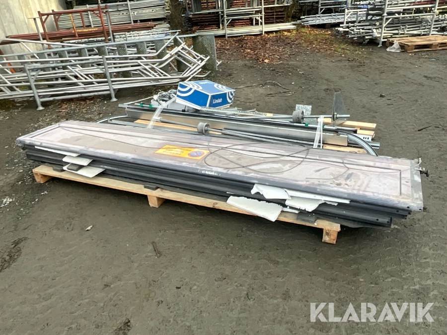 Takskjutport 3 x2,3 m