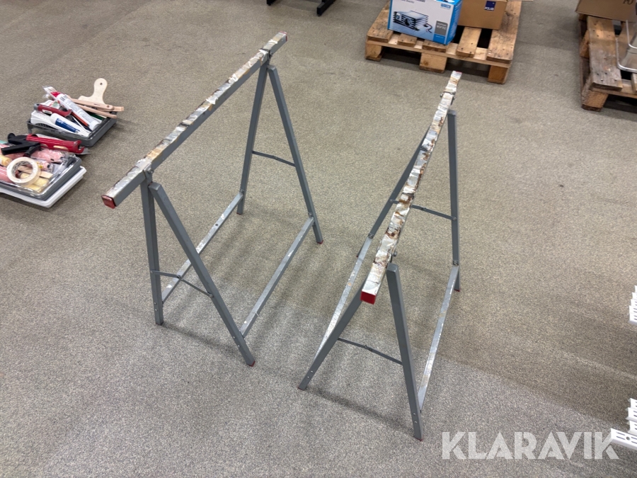 Hopfällbara bockar 2st