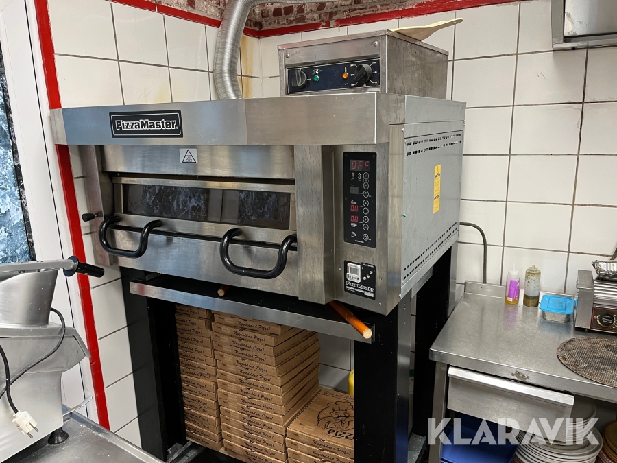Pizzaugn PizzaMaster PM 721ED med benstativ på hjul