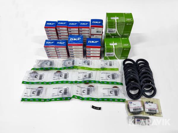 SKF kullager, radialaxeltätningar, låsmuttrar och låsbrickor 
