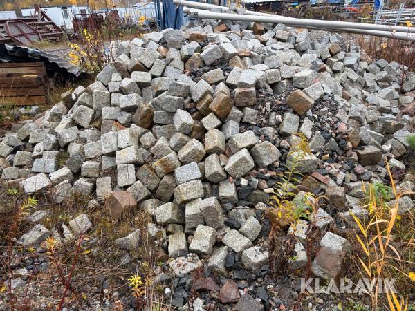 Stort parti med smågatsten/storgatsten