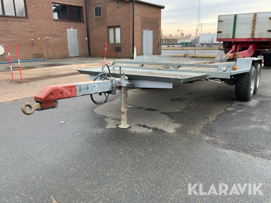 Maskintrailer Dalums Mekaniska 7ton/ tipp