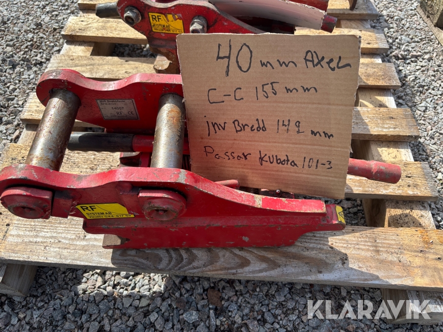 Snabbfäste RF SMF-0105 S40